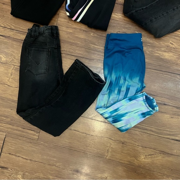 Girls Kids Size 10 12 Bundle Lot Bottoms Jeans Sweatpants Leggings - Picture 3 of 8